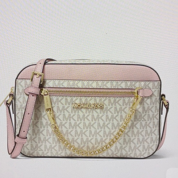 ✈️🌸✈️ MICHAEL KORS JET SET LARGE CROSSBODY ✈️🌸✈️NWT - Picture 13 of 16